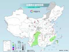 全国降水稀少气温波动下滑