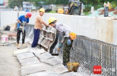 海口长天路下穿海盛路的地下