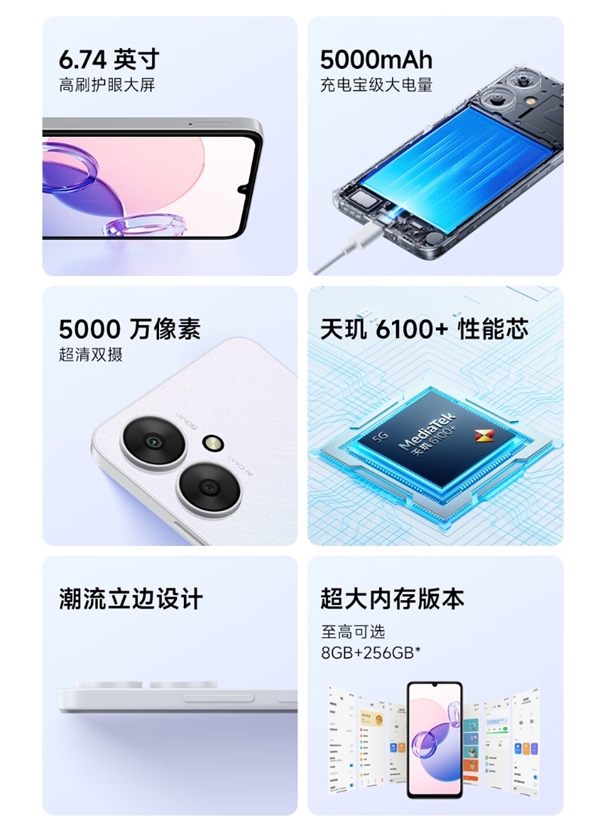 749元起！入门5G天花板Redmi 13C发布：升级侧边指纹+高刷