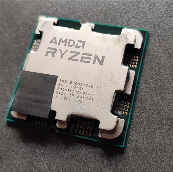 单核提升超40％！AMD Zen5锐龙9000真身第一次出现