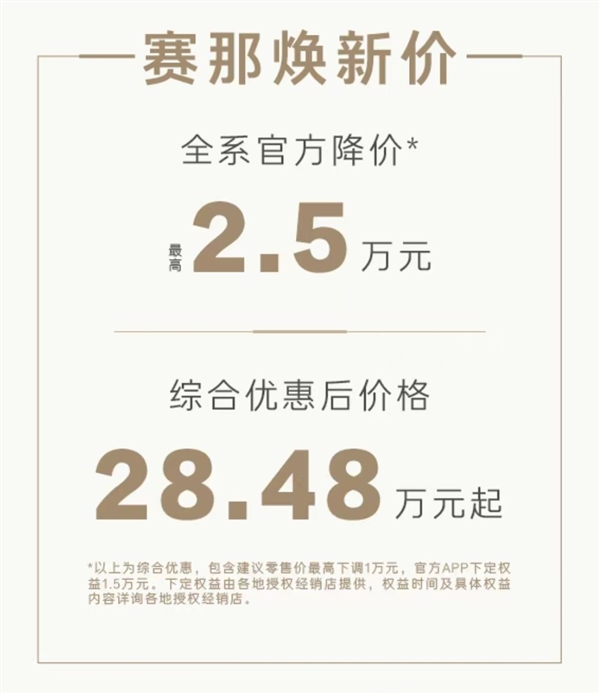 全系降价2.5万元！2024款丰田赛那上市：28.48万起